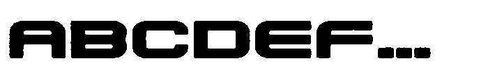 Techzone Rounded Eroded FONT