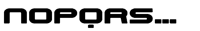 Techzone Rounded Pencil Font LOWERCASE