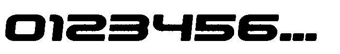 Techzone Rounded Rough Italic Font OTHER CHARS