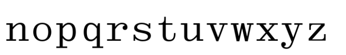 Tecla Medium Font LOWERCASE