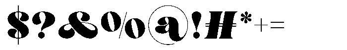 Tecle TECLE Regular Font OTHER CHARS