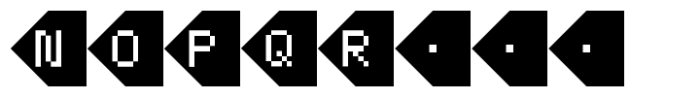 Tecna Dark Left Triangle BNF Font LOWERCASE