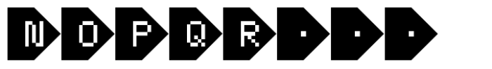 Tecna Dark Right Triangle BNF Font LOWERCASE
