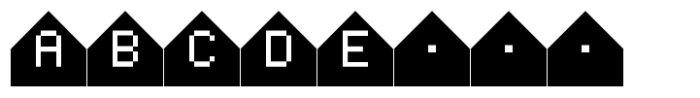 Tecna Dark Up Triangle BNF Font LOWERCASE