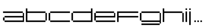 Tecna Wide Font LOWERCASE