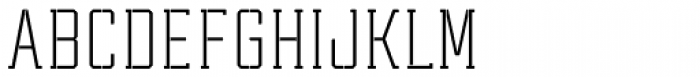 Tecnica Slab Stencil 1 Rg Font UPPERCASE