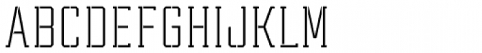 Tecnica Slab Stencil 2 Rg Font UPPERCASE
