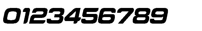 Tecnostar Bold Italic Font OTHER CHARS