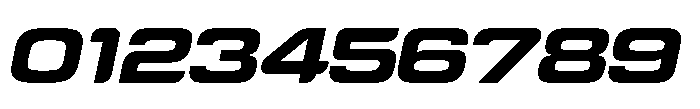 Tecnostar Expanded Bold Italic Font OTHER CHARS