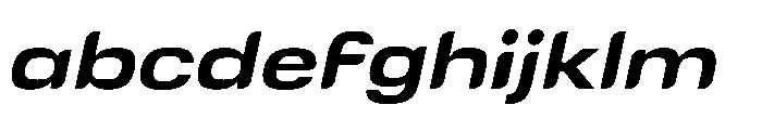 Tecnostar Expanded Italic FONT