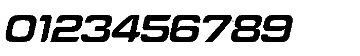 Tecnostar Italic Font OTHER CHARS