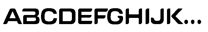 Tecnostar Regular Font UPPERCASE