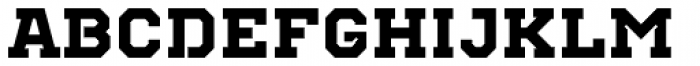 Teco Serif Bold Font UPPERCASE