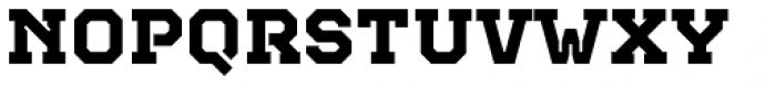 Teco Serif Bold Font UPPERCASE