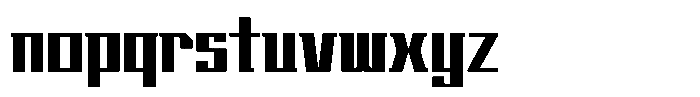 Tecqual Bold Font LOWERCASE