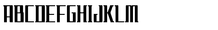 Tecqual Medium Font UPPERCASE