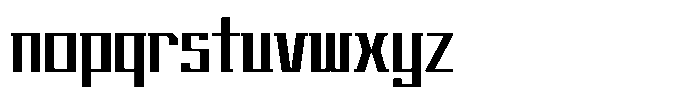 Tecqual Medium Font LOWERCASE