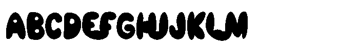 Teenage Luck Regular Font UPPERCASE