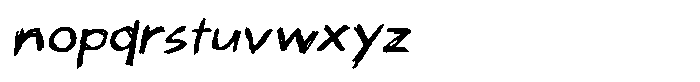 Teenage Parties Italic Font LOWERCASE