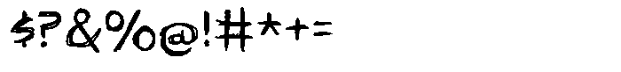 Teenage Parties Regular Font OTHER CHARS