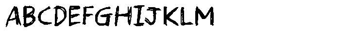Teenage Parties Regular Font UPPERCASE