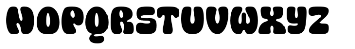 Teenage Popular Font UPPERCASE