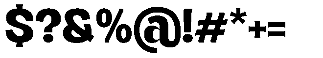 Teenage Wander Bold Font OTHER CHARS