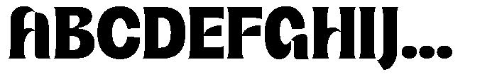 Teenage Wander Bold Font UPPERCASE