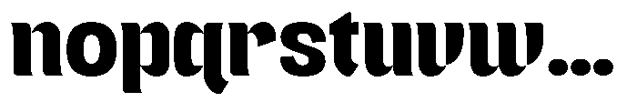 Teenage Wander Bold Font LOWERCASE