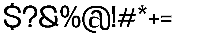 Teenage Wander Regular Font OTHER CHARS
