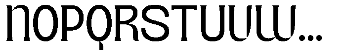 Teenage Wander Regular Font UPPERCASE