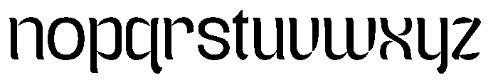 Teenage Wander Regular Font LOWERCASE