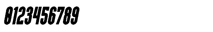 Tegaslim Italic Font OTHER CHARS