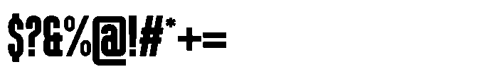 Tegaslim Regular Font OTHER CHARS