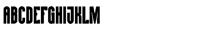 Tegaslim Regular Font UPPERCASE