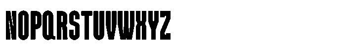 Tegaslim Regular Font UPPERCASE