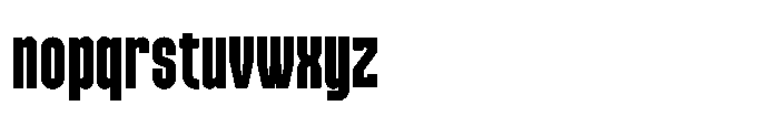Tegaslim Regular Font LOWERCASE
