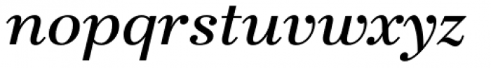 Teimer Italic Font LOWERCASE