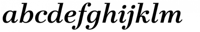 Teimer SemiBold Italic Font LOWERCASE