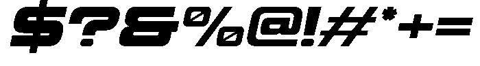 Teislow Italic Font OTHER CHARS
