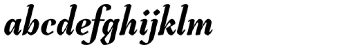 Tejuela Extra Bold Italic Font LOWERCASE