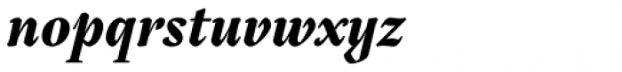 Tejuela Extra Bold Italic Font LOWERCASE