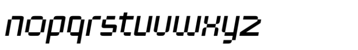 Teknolog Italic Font LOWERCASE