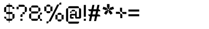 Teknolog Regular Font OTHER CHARS
