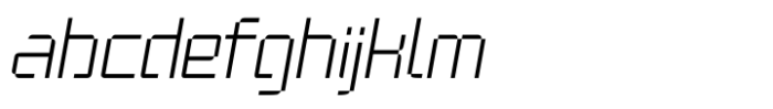 Teknolog Thin Italic FONT
