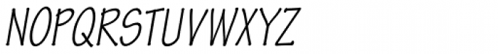 Tekton Pro Condensed Oblique Font UPPERCASE