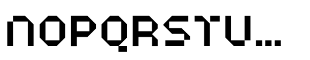 Tektype Regular Font UPPERCASE