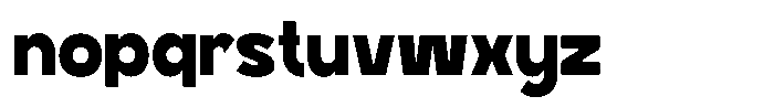 Telcian Bold Bold Font LOWERCASE
