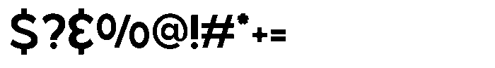 Telcian Medium Medium Font OTHER CHARS