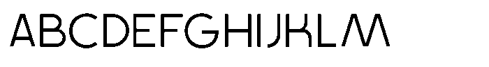 Telcian Thin Thin Font UPPERCASE